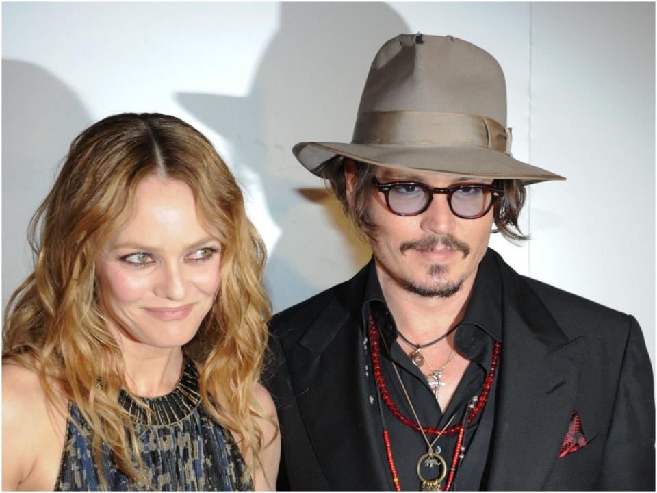 Johnny Depp and Vanessa Paradis