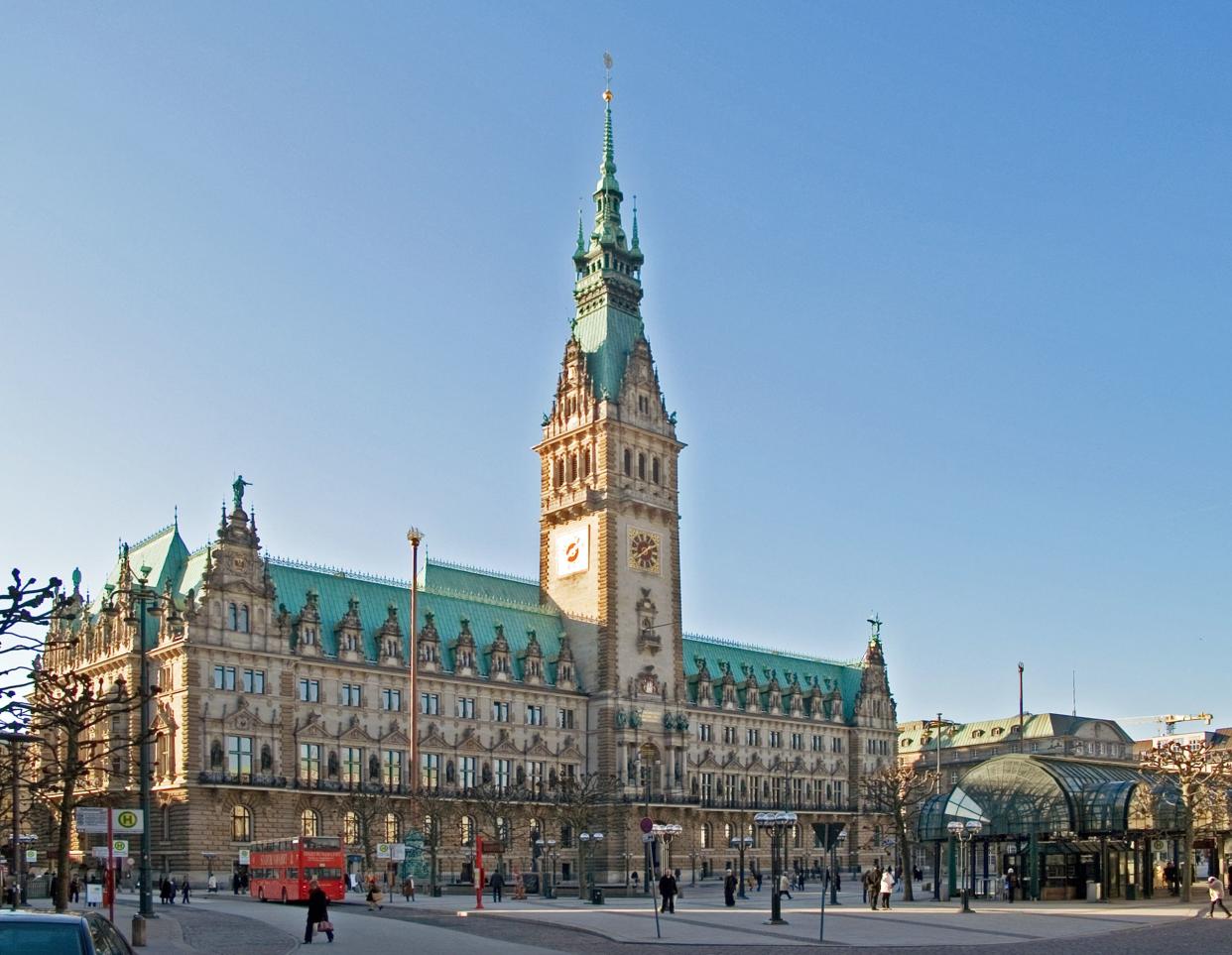 Hamburg city hall, Germany