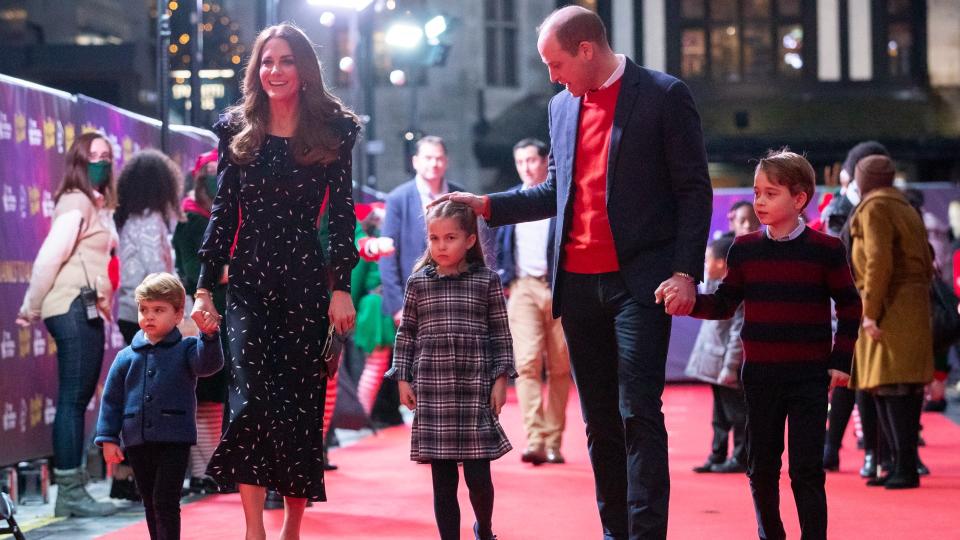 Prince William, Kate Middleton, Prince George, Princess Charlotte and Prince Louis