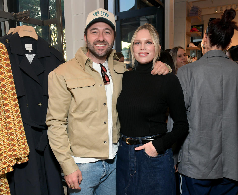 Erin Foster and her husband Simon Tikhman at a joint event