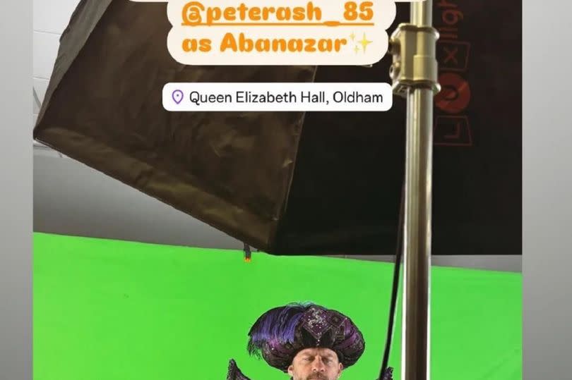 Peter has been seen getting into his next role -Credit:Peter Ash Instagram