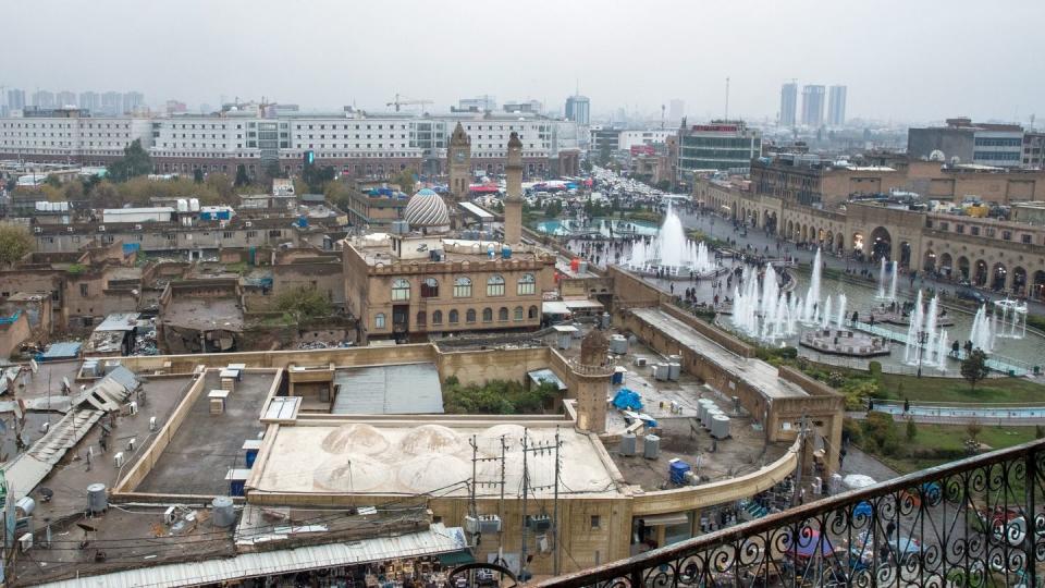 Kurdenhauptstadt Erbil im Nordirak. (Bild: dpa)