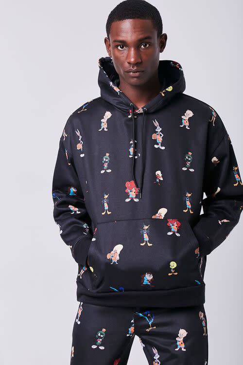 Space Jam Print Hoodie