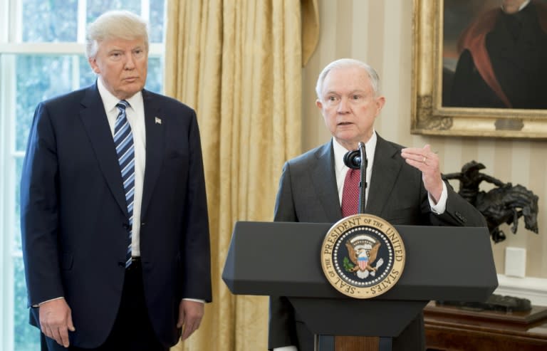 US Attorney General Jeff Sessions was one of Trump's earliest supporters, but their relationship quickly soured when Trump took office