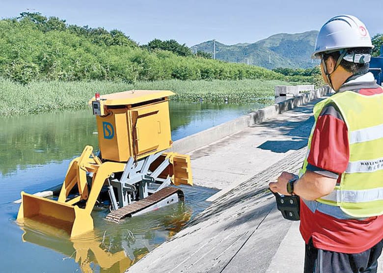 「創先河」系列中最新款的機械人專為河道清淤工作而研發。