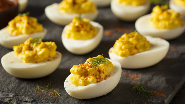 deviled eggs