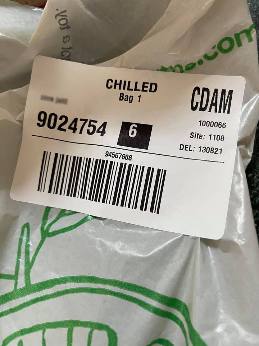 A Woolworths online delivery. Source: Facebook