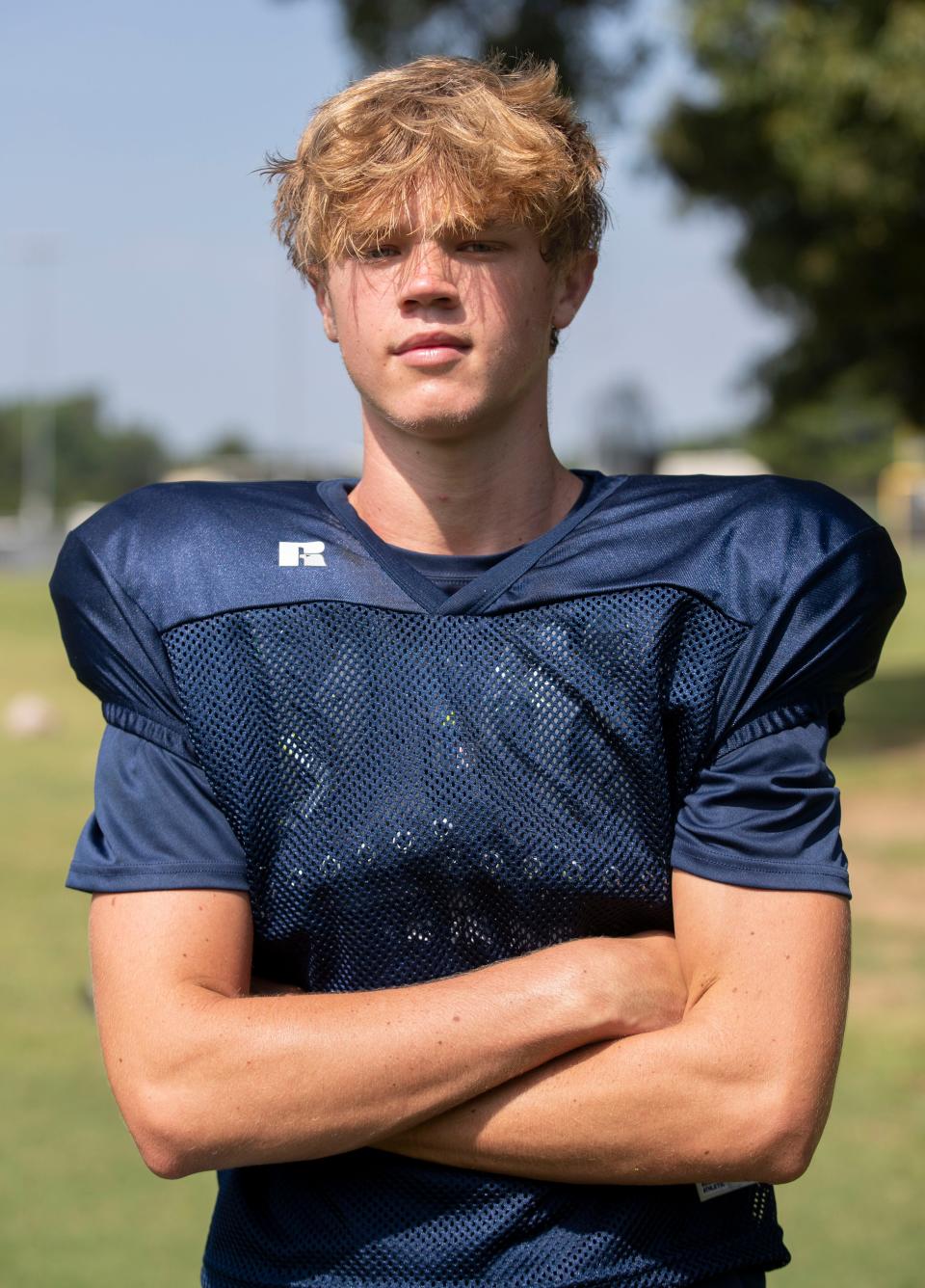 Northpoint Christian School quarterback Jack Patterson is returning for his junior season this year on Wednesday, July 20, 2022, in in Southaven. 