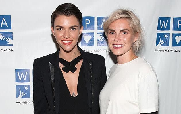 Ruby Rose and her ex-fiancee Phoebe Dahl. Source: Getty Images.