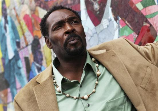 Rodney King poses for a portrait after a book signing of his book " The Riot Within: My Journey from Rebellion to Redemption " in New York