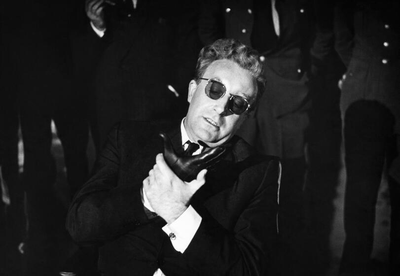 Actor Peter Sellers on the set of "Dr. Strangelove". (Photo by Sunset Boulevard/Corbis via Getty Images)