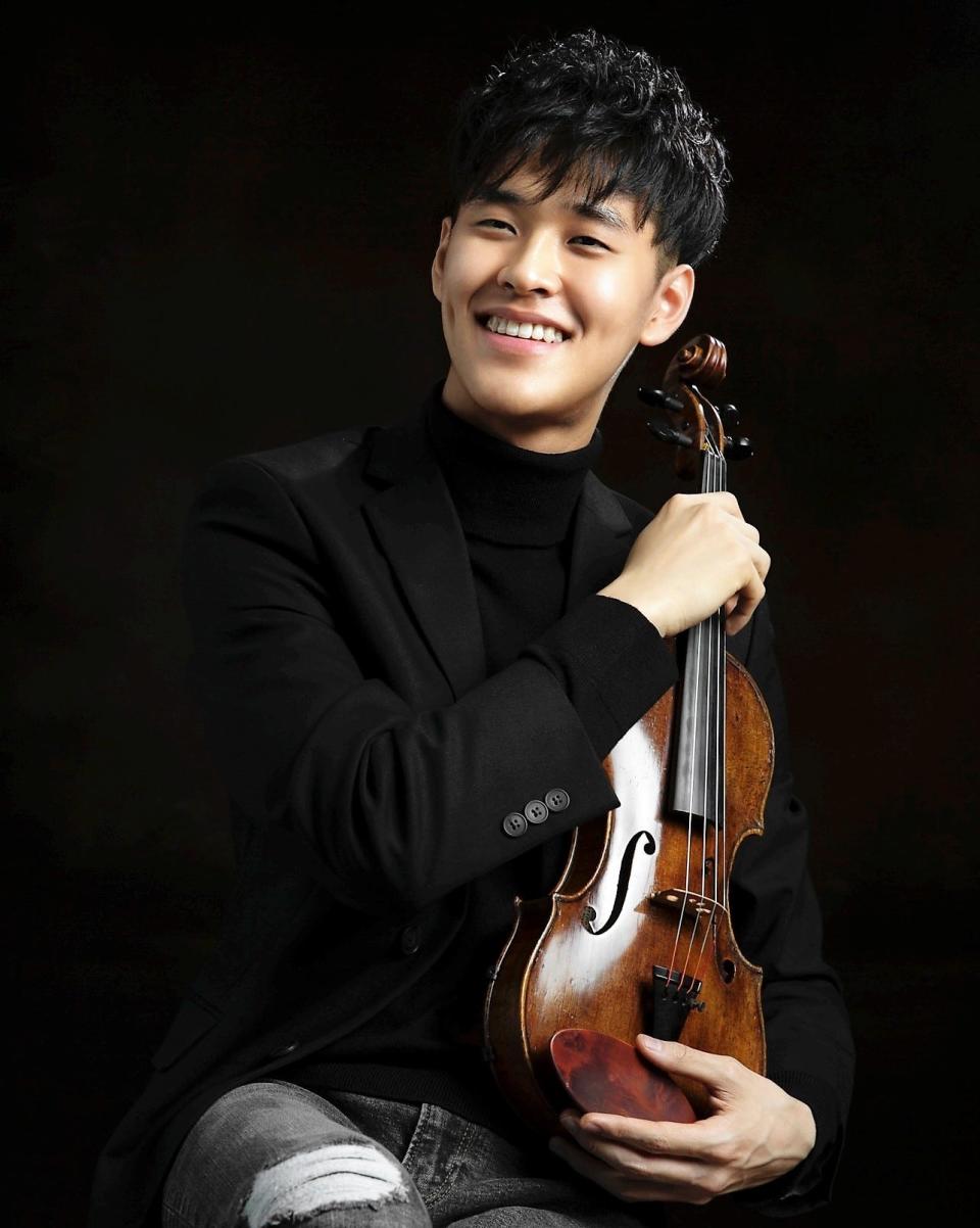 Violinist Daniel Bae, the 2021 Nelda Hodges Young Artist Competition winner and Saturday's Abilene Philharmonic guest performer