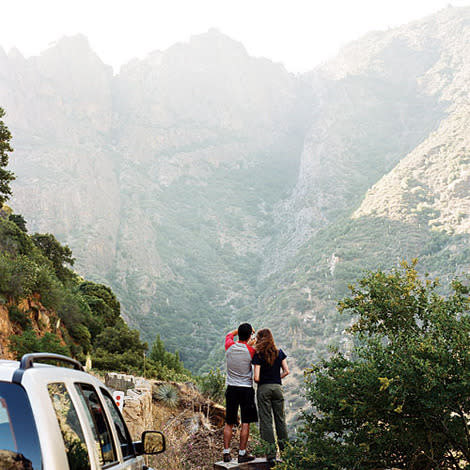 Sunset Campground sits off Kings Canyon Scenic Byway, which curves into the heart of the park.