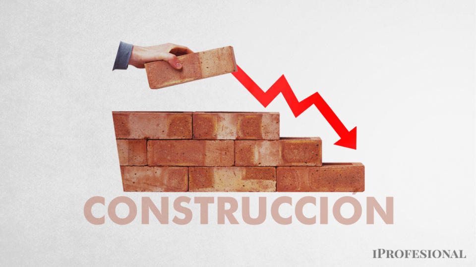 La actividad de la construcción se derrumbó en febrero 24,6% interanual, y cayó 2,6% contra enero