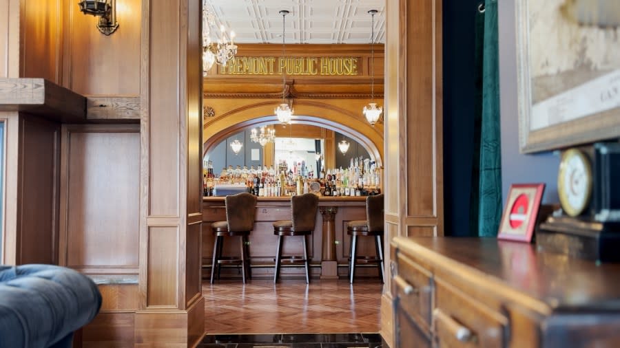 The Fremont Public House is open to the public, with many stopping inside on Wednesday to experience its vibrant atmosphere.