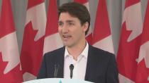 Trudeau touts Canada Workers Benefit, response to EI 'black hole' during N.B. visit