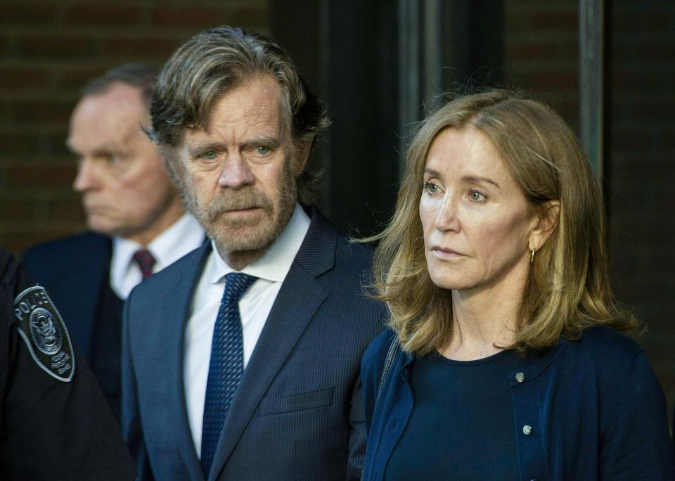 Felicity Huffman is breaking her silence about her role in the "Varsity Blues" national college admissions scandal.