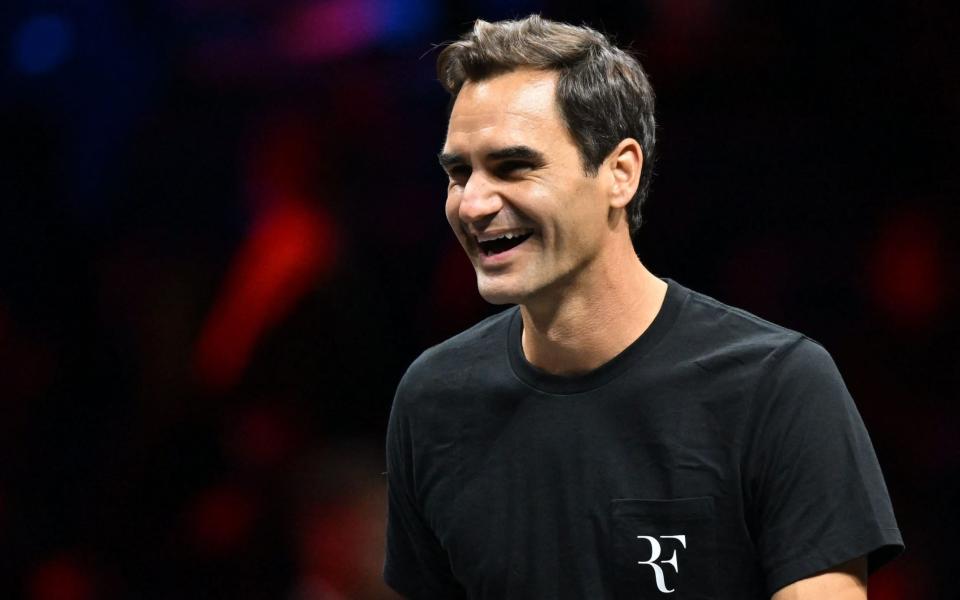 Roger Federer prepares for the last dance with Rafael Nadal at the Laver Cup - AFP