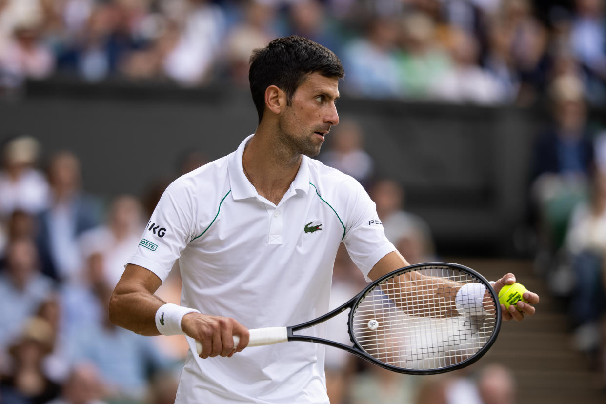 Novak Djoković. (Bild: Simon Bruty/Anychance/Getty Images)