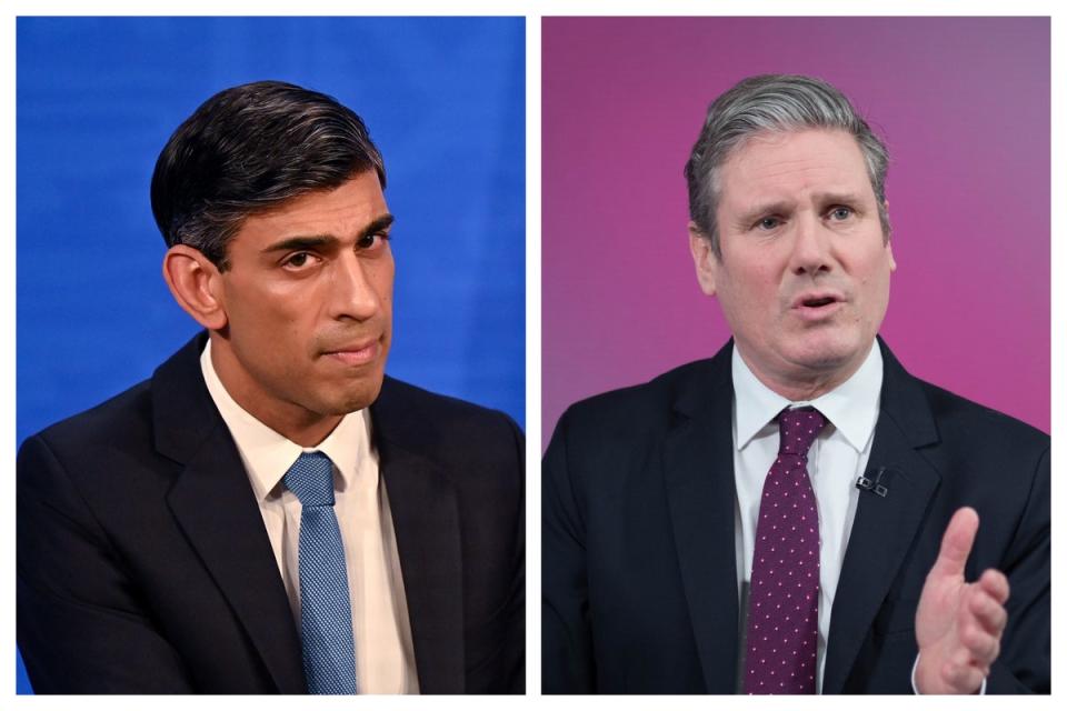 Rishi Sunak and Keir Starmer (Getty)