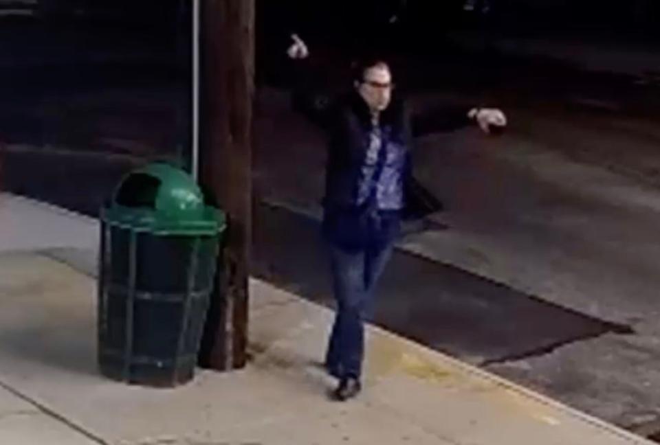 Bizarre surveillance video captured the woman dancing on the street before wandering off. NYPD