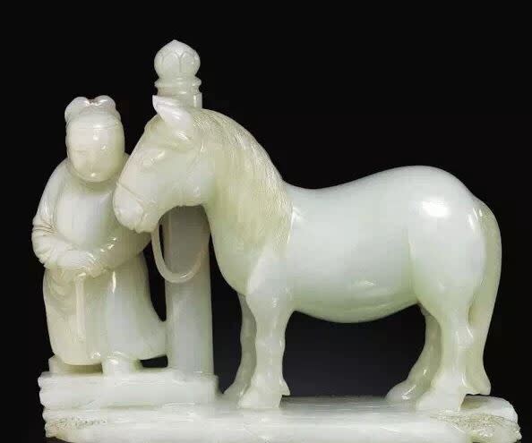 中國玉雕喜歡雕玉馬。（示意圖／翻攝自百度百科）