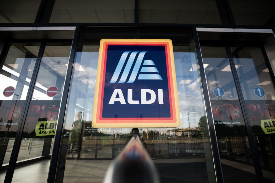 The NSW mum says she will never shop at Aldi again. Pictured is a stock image of an Aldi storefront.