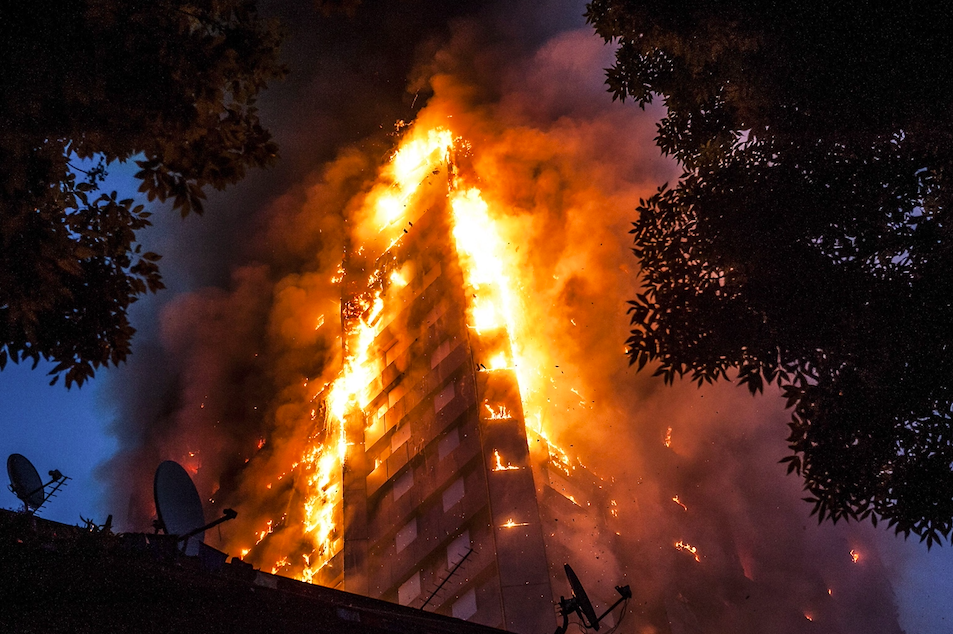 Ines survived the Grenfell Tower fire (Rex)