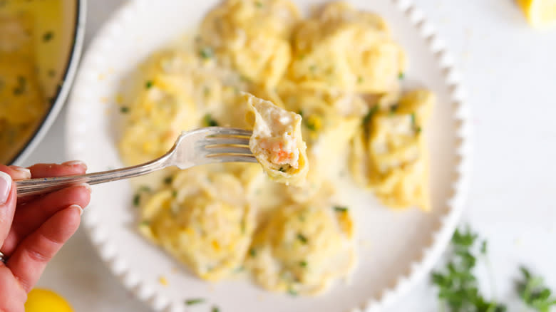 shrimp scampi ravioli