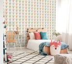 <p>As kids tend to change their minds quickly, it can be worth only wallpapering one wall (to create a <a href="https://www.housebeautiful.com/uk/decorate/walls/g37445970/instagram-feature-wall-trends/" rel="nofollow noopener" target="_blank" data-ylk="slk:feature wall;elm:context_link;itc:0;sec:content-canvas" class="link ">feature wall</a>) rather than all four. This can be a bonus as it means it can become the focal point of the whole scheme. Our top tip: Choose a design that's fun and has a bit of longevity. This design ticks all of those boxes and adds some fab colour, too. The three colours make it easy to accessorise with and pale blond wood looks a treat with it.</p><p>Pictured: Aruba in cream by Elizabeth Ockford, <a href="https://go.redirectingat.com?id=127X1599956&url=https%3A%2F%2Fwww.wallpaperdirect.com%2Fproducts%2Felizabeth-ockford%2Faruba%2F167517&sref=https%3A%2F%2Fwww.housebeautiful.com%2Fuk%2Fdecorate%2Fbedroom%2Fg35589644%2Fgirls-bedroom-ideas%2F" rel="nofollow noopener" target="_blank" data-ylk="slk:Wallpaper Direct;elm:context_link;itc:0;sec:content-canvas" class="link ">Wallpaper Direct</a></p>