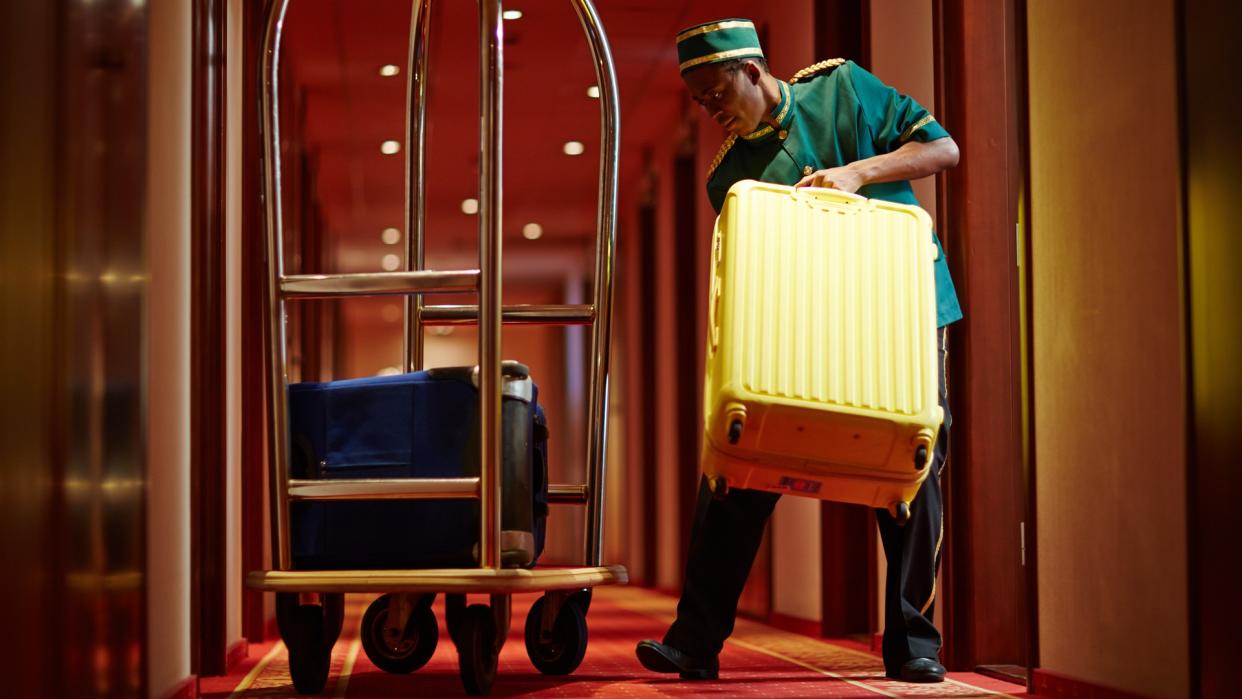 bellhop, hotel bellhop