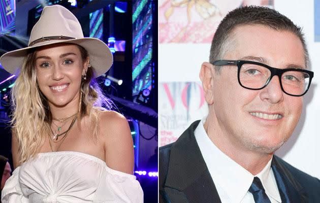 Stefano Gabbana responded quickly to Miley's post. Source: Getty