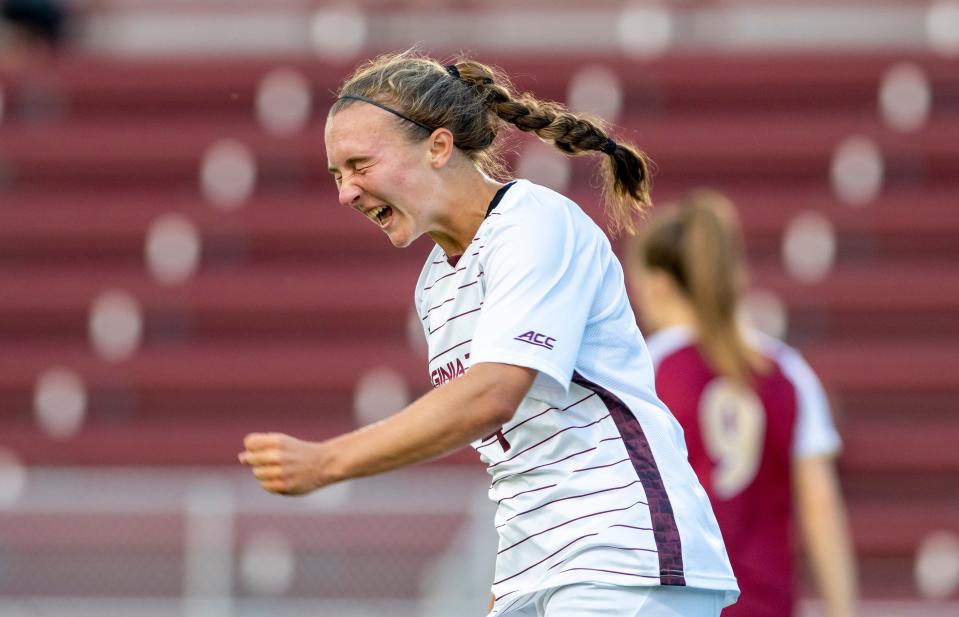 Virginia Tech midfielder Emily Gray, a Sewell native, had 12 goals and eight assists.