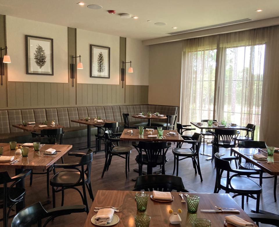 The main dining area at Covey restaurant, 1610 Tiburon Drive in Wilmington, N.C. It's set to open July 2023. ALLISON BALLARD/STARNEWS