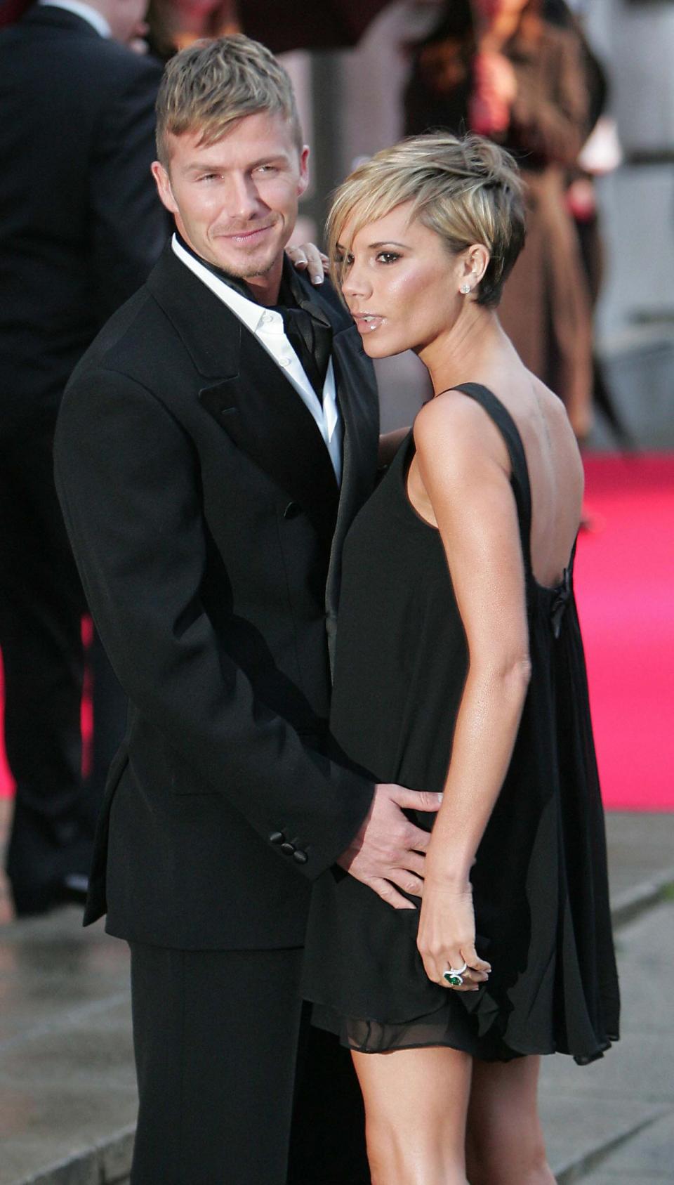 David Beckham and Victoria Beckham