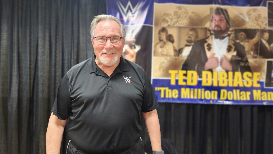 Ted DiBiase, aka the "Million Dollar Man," makes an appearance Saturday at the Amarillo Super Mini-Con at the Amarillo Civic Center.