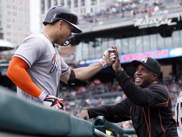 Barry Bonds has helped Giancarlo Stanton, who hit 51st homer