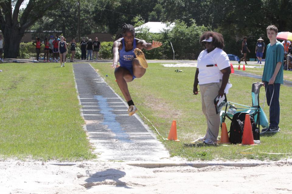 Area athletes competed at the District 1-3A track and field meet at Booker T. Washington High School on Wednesday, May 1, 2024.