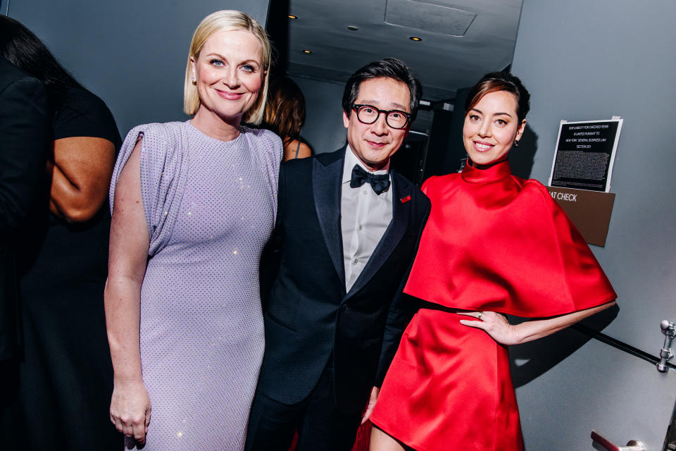 Amy Poehler, Ke Huy Quan and Aubrey Plaza