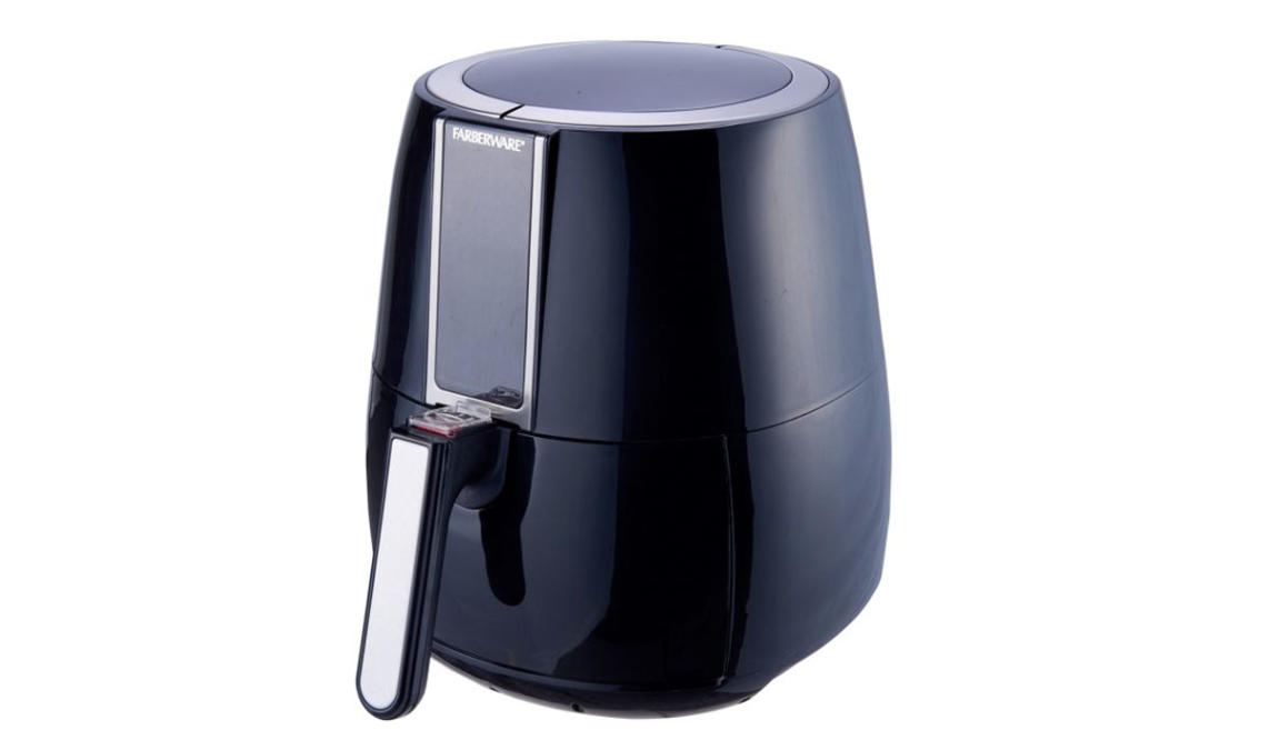 Basics 3.2 Quart Compact Multi Functional Digital Air Fryer, Black