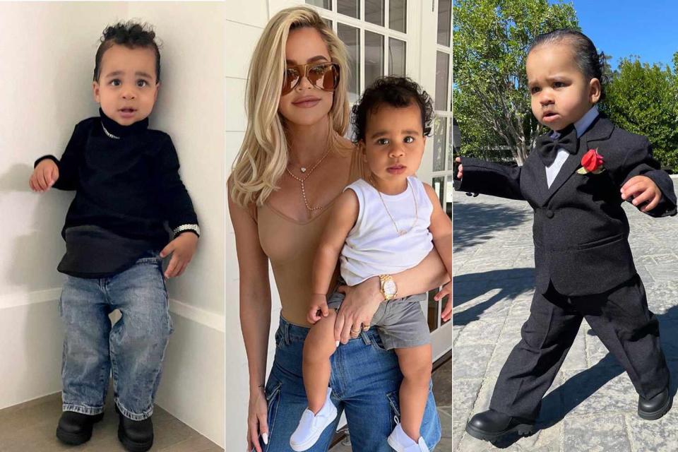 <p>Khloe Kardashian/Instagram</p> Khloé Kardashian dresses up son Tatum for Halloween