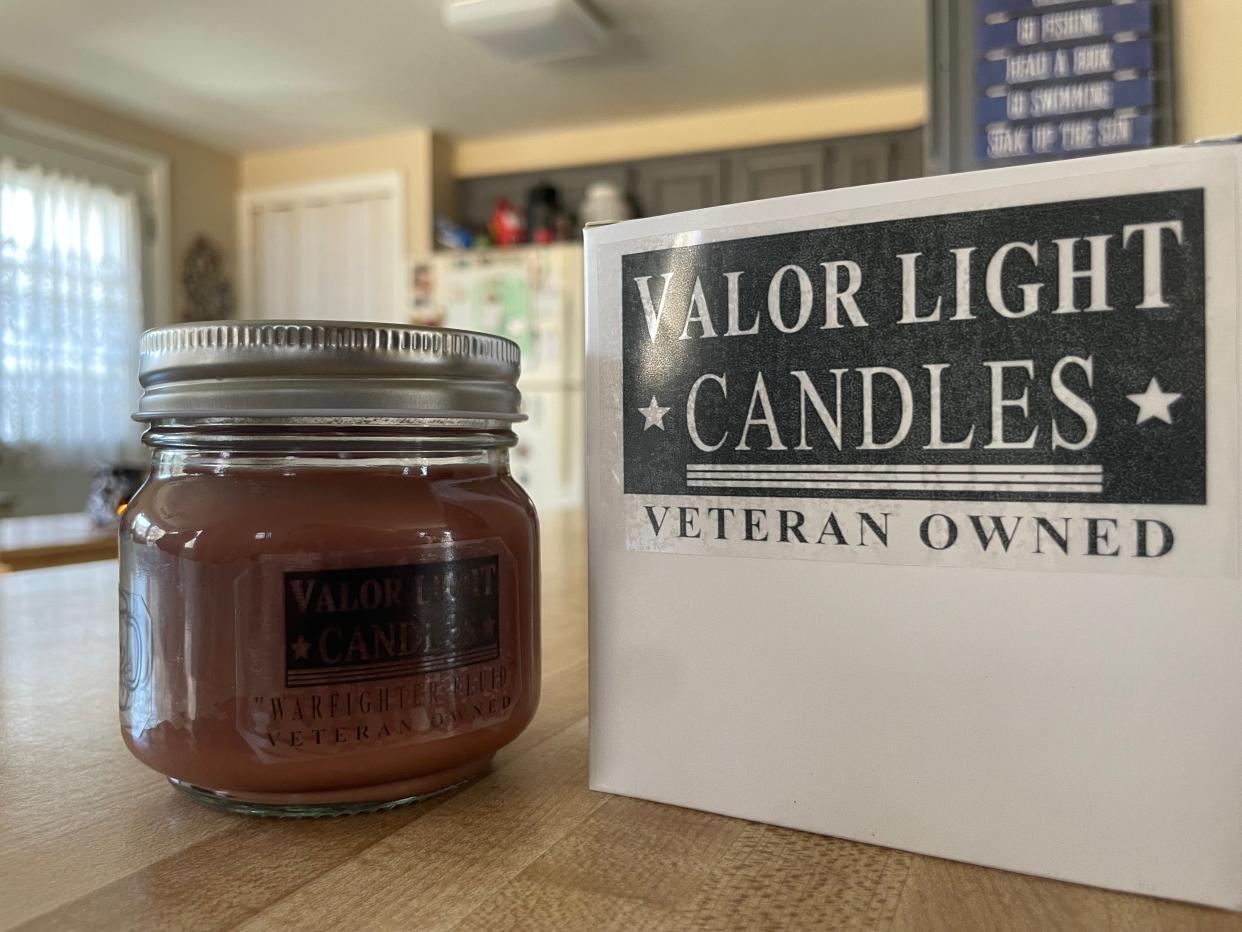 Valor Light Candles on Feb. 26, 2024. The veteran-owned business officially opened in January.