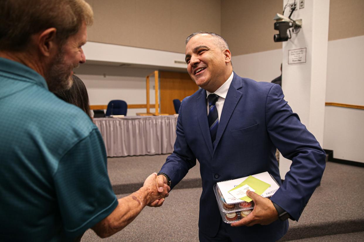 A report by a third-party investigator into a protective order filed against Round Rock school district Superintendent Hafedh Azaiez recommended that he not be reinstated from paid administrative leave in March.