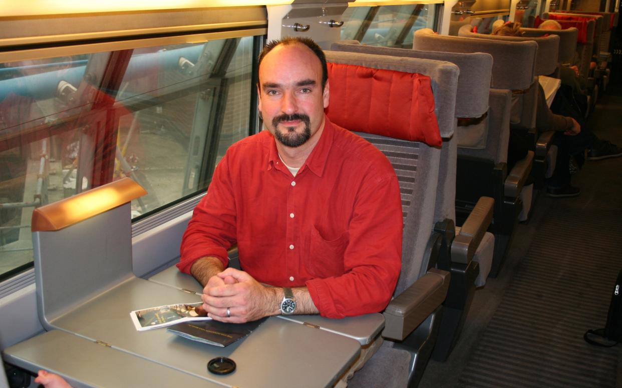 Mark Smith on his beloved Eurostar - Mark Smith