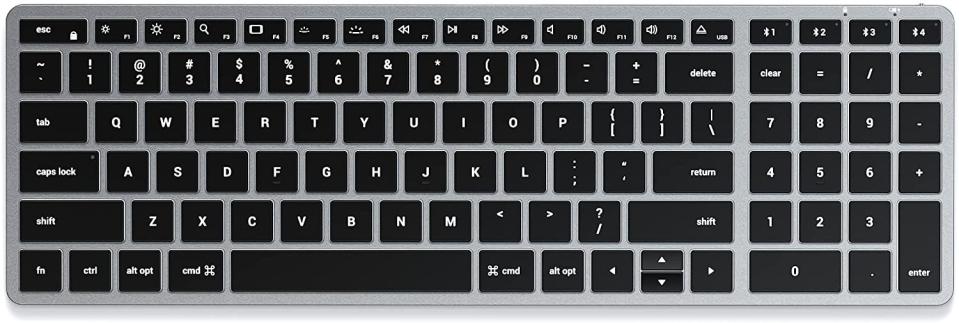 Satechi Slim X2 Bluetooth Backlit Keyboard with Numeric Keypad