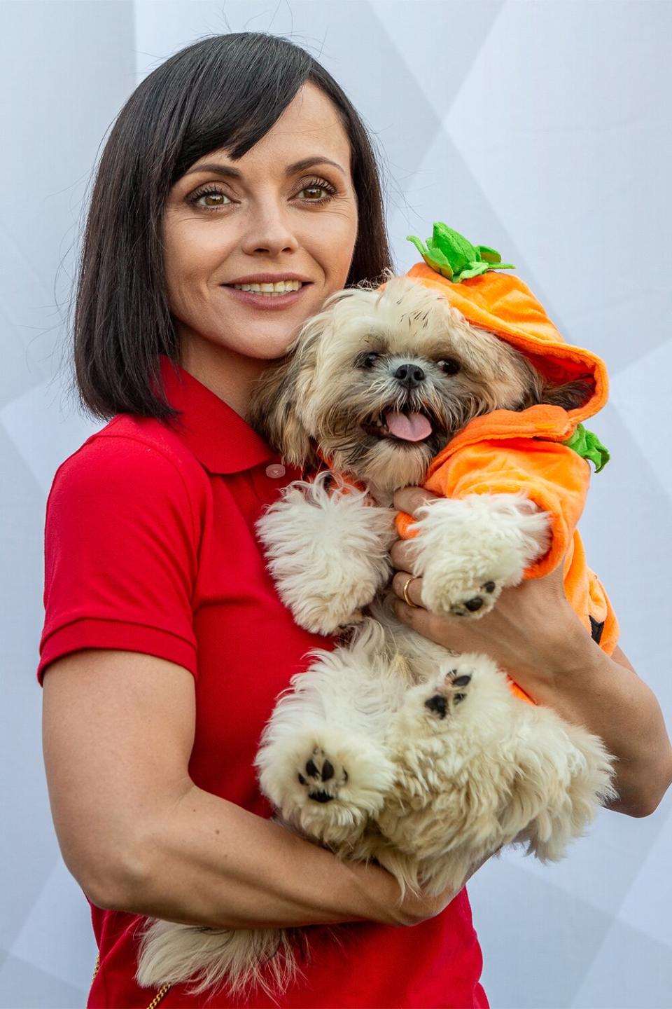 Actor and dog mom Christina Ricci joins Stella & Chewy’s to celebrate the raw love our pets give us every day at an interactive dog friendly event for the brand’s new “All You Need is Raw” campaign on Saturday, Sept. 17, 2022 in Atlanta at Fetch Park. (Jenni Girtman/AP Images for Stella & Chewy's)