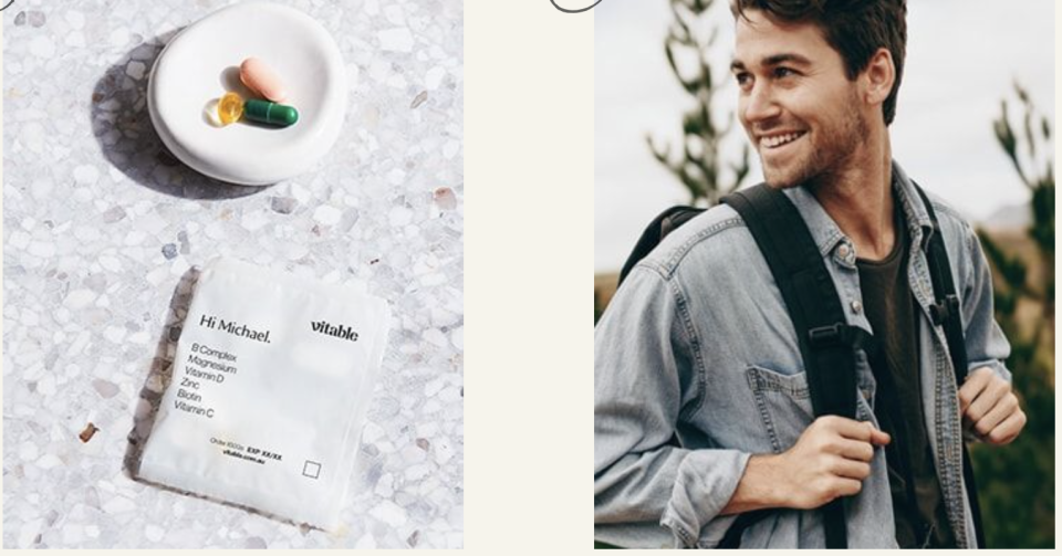 Vitable - personalised daily vitamin packs. PHOTO: Vitable