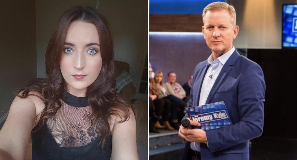 Natasha Reddican, left, was struggling to find work after losing her job on The Jeremy Kyle Show, an inquest heard. (Reach/ITV)