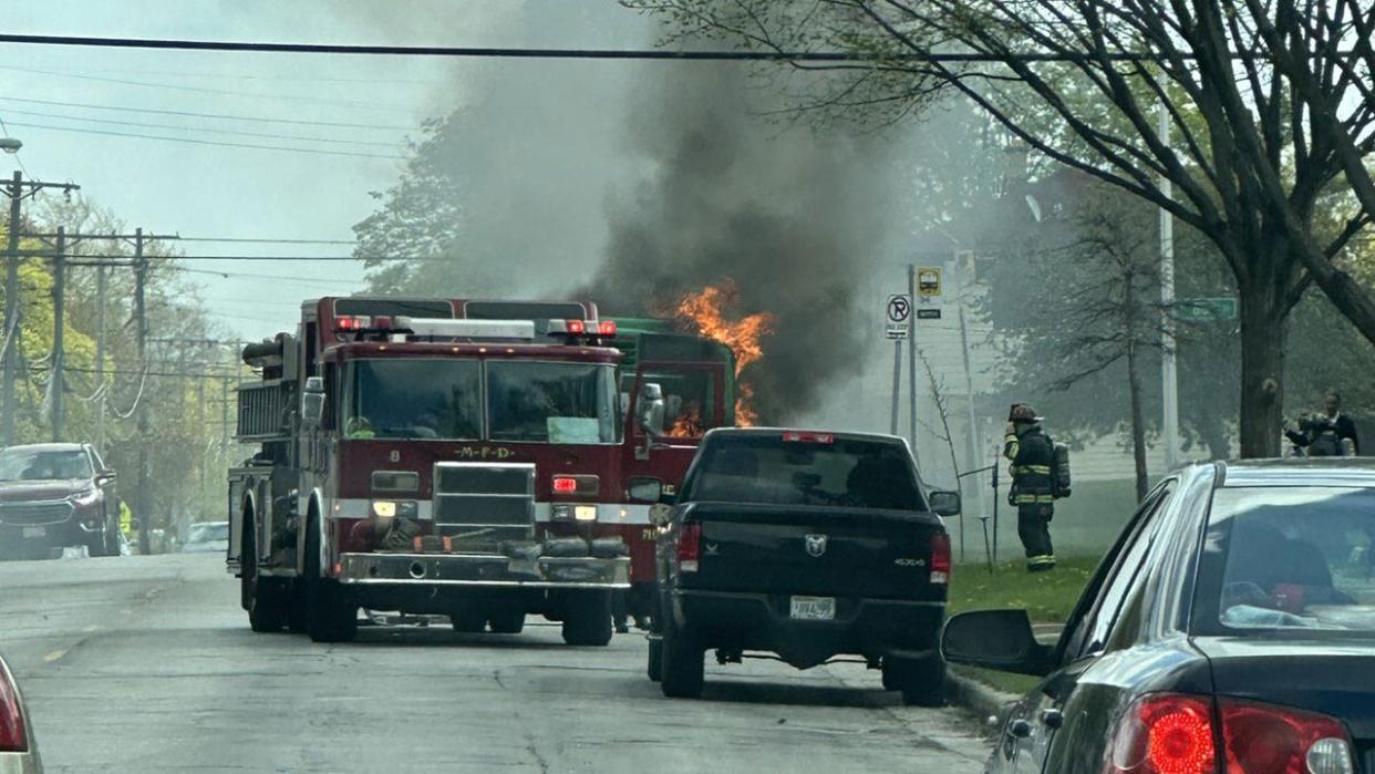 <div>MCTS bus fire near 68th and Congress</div>