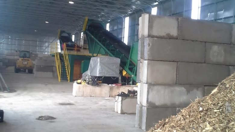 Halifax C and D Recycling grind up debris to make cow beds